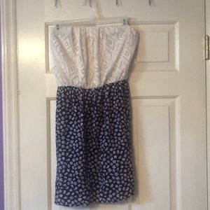 cute little strapless sundress
